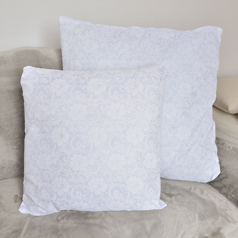 Milan pillow cushion pillow sofa matching white solid color filling full and thick