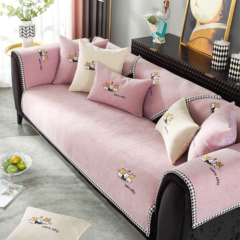Snowier Sofa Cushions All Season Versatile Models Anti Slip Minimalist Modern Cartoon Full Bag Universal Set Backrest Towels