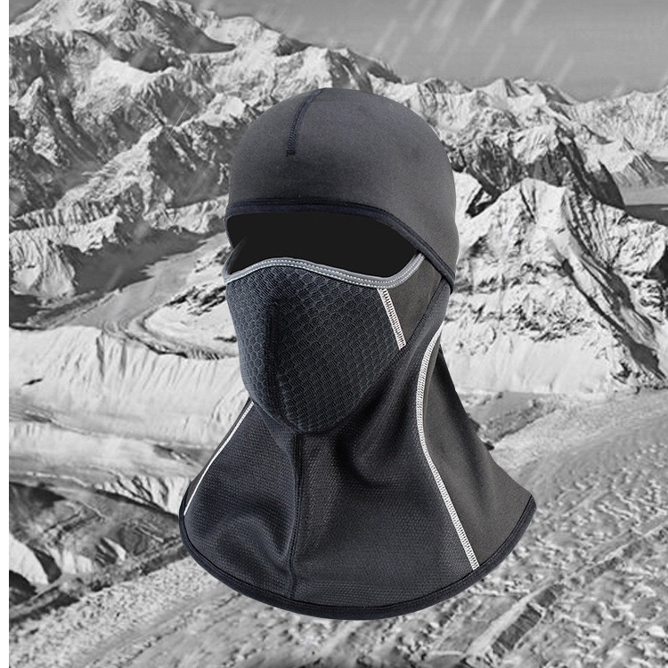 Riding mask winter motorcycle helmet neck cover outdoor ski fleece face protection windproof cap warm and cold-proof headgear