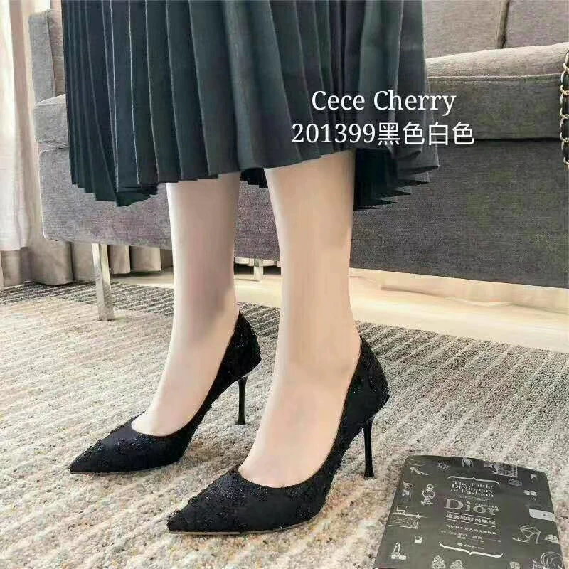 CeceCherry hot cổ điển giày nữ đế thấp thanh lịch và thoải mái giày đơn 201399 - Giày cắt thấp