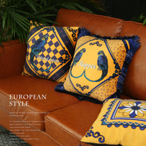 Clear cabin American retro Pillow Cushions Light Lavish sofa Car headboard leaning on the pillow L Oluxurious Living room Flow Su