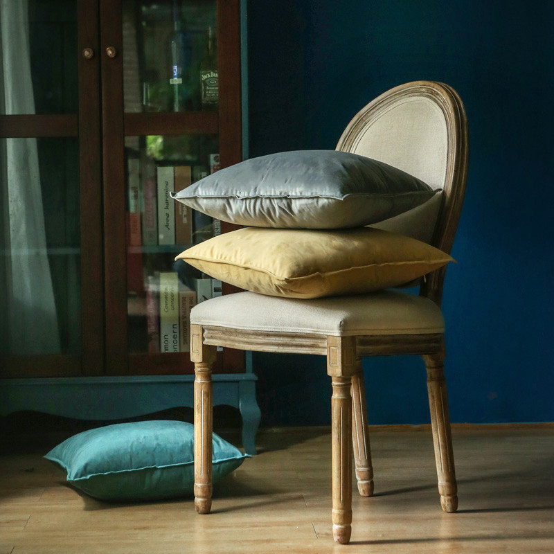 Pillow Norius in pure American luxury lightly simple modern velvet sofa bed head living room relies on pillow mats