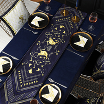 Clear cabin original table flag strip tea table cloth American light extravaganza High-end Bed Flag Cloth TV Cabinet Table Buo-style towels