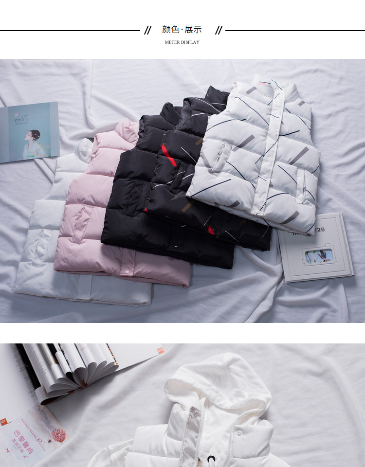 Phiên bản Hàn Quốc của áo vest nữ cotton ngắn đã mỏng 2018 mới mùa đông xuống áo cotton vai dày áo khoác cotton nhỏ ấm áp quần áo nữ đẹp