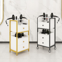Barber shop trolley hairdressing cabinet tool table dyeing and scalding tool special hair cutting tool cabinet rack for hair salon