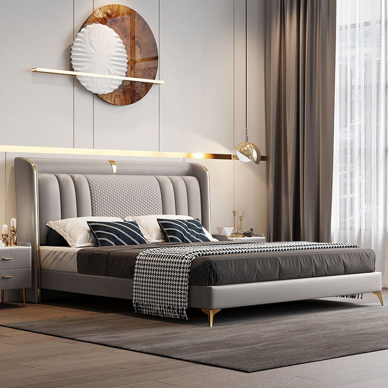 About Dreams Millennium Light Extravagant Tech Cloth Art Bed Storage High Box Bed Nordic Style Master Subbed double soft on soft bunk beds