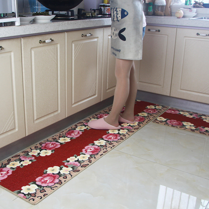 Special kitchen Absorbent Ground Mat Suction oil non-slip resistant Dirty Carpet Full strip cushions into the doorway Home Foot Mat
