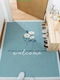 Dai Blue Flower-Vertical Version