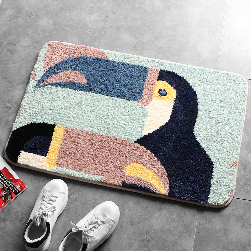 Cartonation makeup room ground mat bathroom slip mat door padded bedroom into door Bathroom Doormat doormat Home Absorbent Carpet