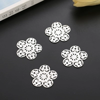 Серебряный, 27mm, 5 штук