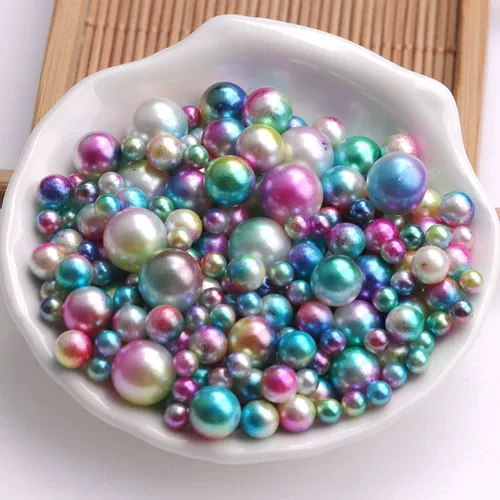 Смешанное украшение-шарик из жемчуга ручной работы, бусины, аксессуар для волос, коробка для косметики, аксессуары