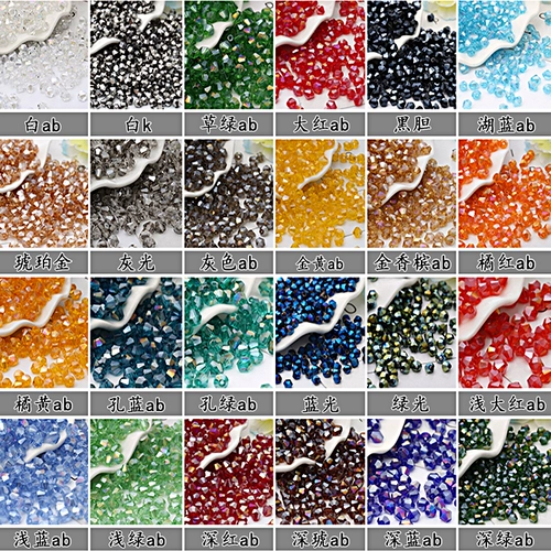 Чуанцху булочка материал DIY ручной 4 -мм 4 -мм алмаз с алмазной формой жемчужной жемчужной