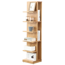 Original elements all solid wood bookshelf oak living room display rack Nordic modern minimalist study shelf B3191