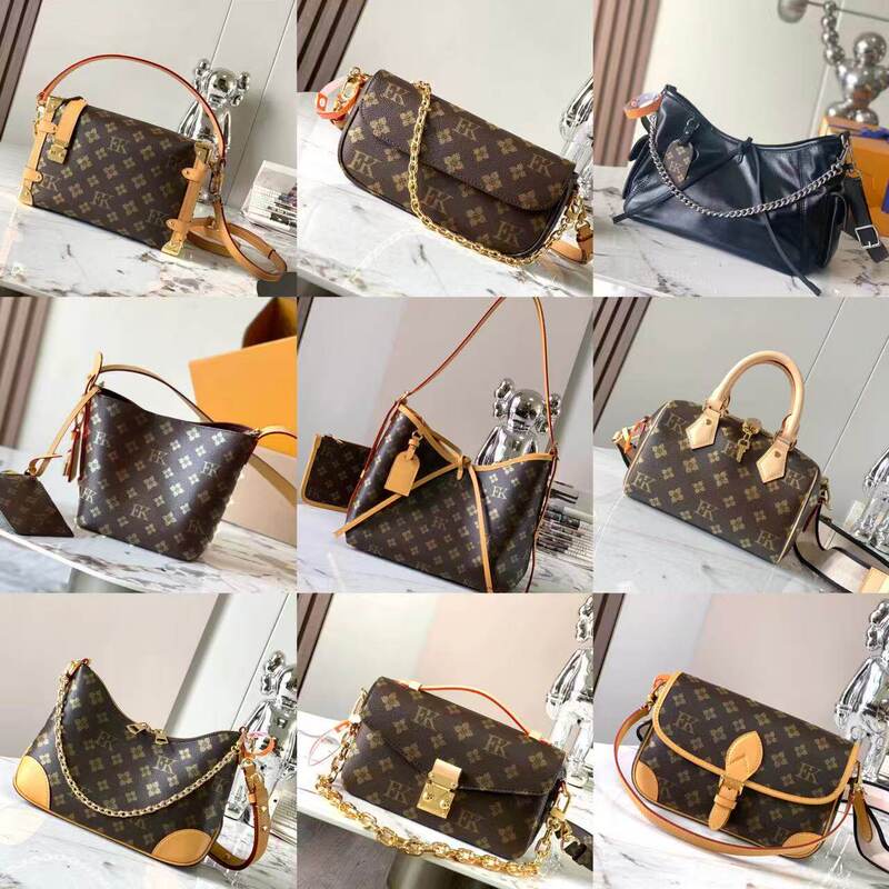 New Bm&Lv Monogram Messenger Bag Carryall Baguette Croissant Allin Bb Shopping Bag Pillow Women's Bag