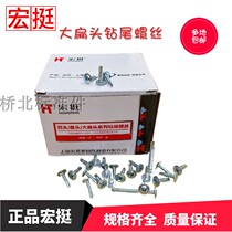 National standard Huasi head self-drilling self-tapping cross large flat head drill tail macro Ting dovetail silk color steel tile nail M4 2*13~38