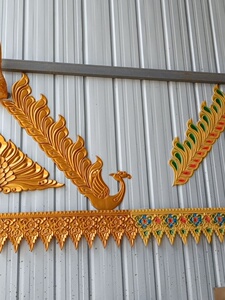 Xishuangbanna Ethnic Style Laciness Room Eaves Decoration Pp Plastic Ruffle Lace Outdoor Ultra-Light Easy Installation