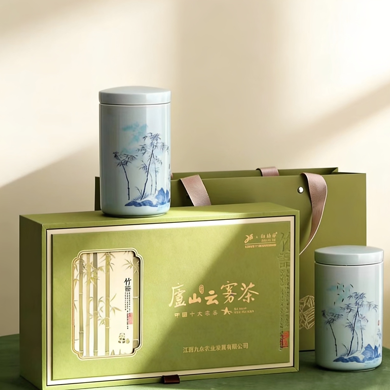 2026 First Harvest Lushan Cloud Mist Tea, Pre-Qingming High Mountain Variety Organic Green Tea, Cold Brew Tea Gift Box, Wild Tea