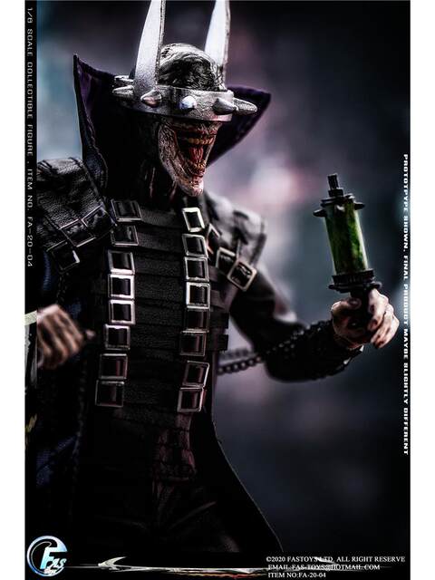 In Stock Fastoys 1/6 Action Figure Death Metal Laughing Bat Articulated Action Figure Doll Double-Headed Sculpture in Stock
