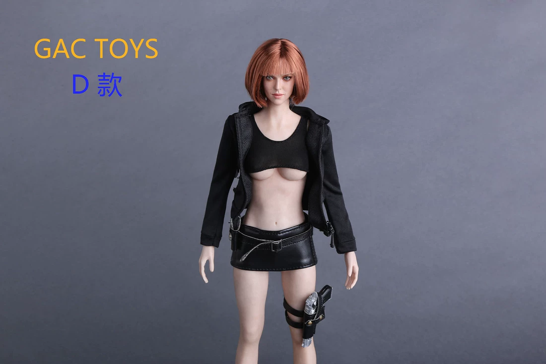 Spot 1/6 female soldier head carving model Gactoys GC009 European and American star head carving Barbara 4 models