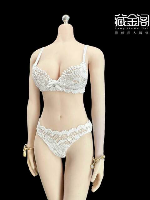 Spot 1/6 soldier doll lace elastic underwear panties bra suitable for TBL JO 12 inch body CJG-060