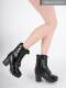 Toyscentre Model Play Focus Tct-021 1/6 Hollow Women's Riding Boots (Strap + Zipper Style) 2 Styles