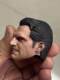Spot 1/6 Soldier Head Carving Model Laser Eye Luminous Version Red Eye Superman Head Carving Big Super Angry Version