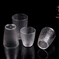Only real special department store pc transparent plastic wine wine glass bar KTV beer cup beverage cup juice cup can not break water Cup