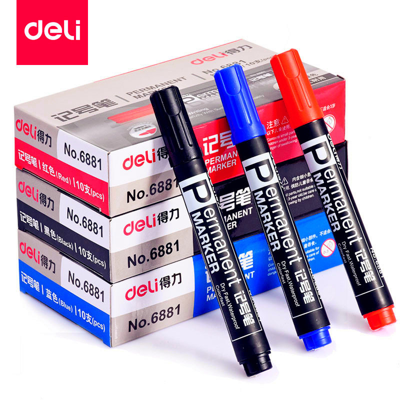 Only really powerful stationery marker pen black thick head oily pen marker express graffiti pen