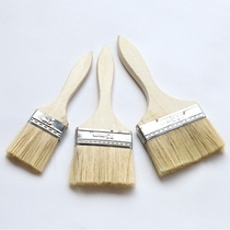 Weiche special wholesale paint brush pig hair brush industrial Brown brush soft wool glue paint oil sweeping brush