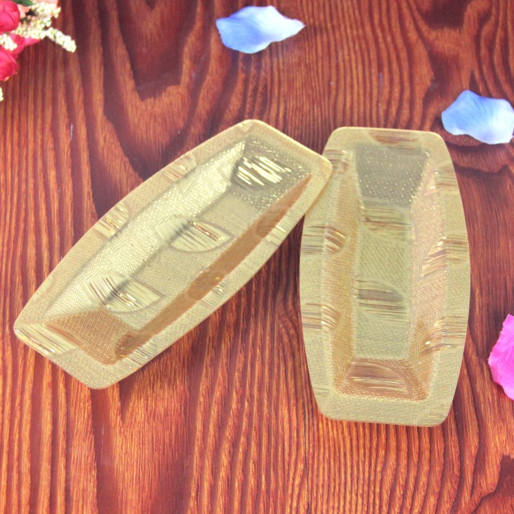 Real special wholesale hotel restaurant towel dish acrylic golden soap dish towel dish paper towel tray dish