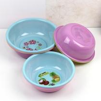 Weiche special department store color cartoon basin plastic basin round basin small basin strawberry packaging basin fruit basket storage basin