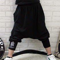 Kai Kai Xiu original crotch pants summer children thin cotton street dance practice Pants Adult Hip Hop squirrel pants tide