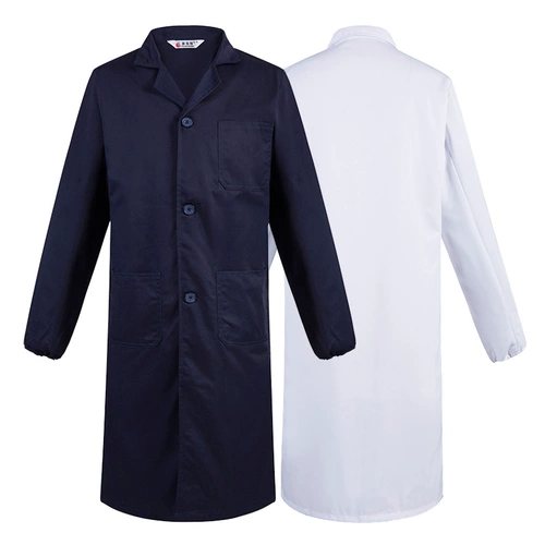 依莱翔 Демисезонная униформа медсестры для работы, нагрудник, белый халат, увеличенная толщина, рабочая одежда, делается под заказ