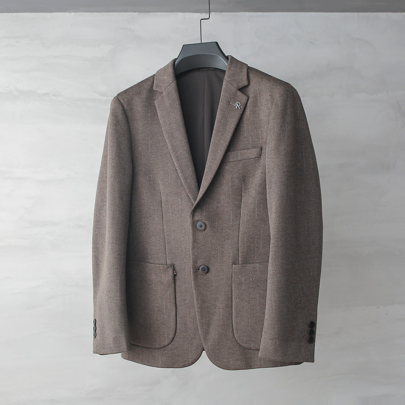 Coffee-Colored, Warm and Durable, First-Line Brand Clearance Corduroy Suit for Men, Autumn and Winter Men's Blazer, Single Piece Coffee-Colored, Warm and Durable, First-Line Brand Clearance Corduroy Suit for Men, Autumn and Winter Men's Blazer, Single Piece