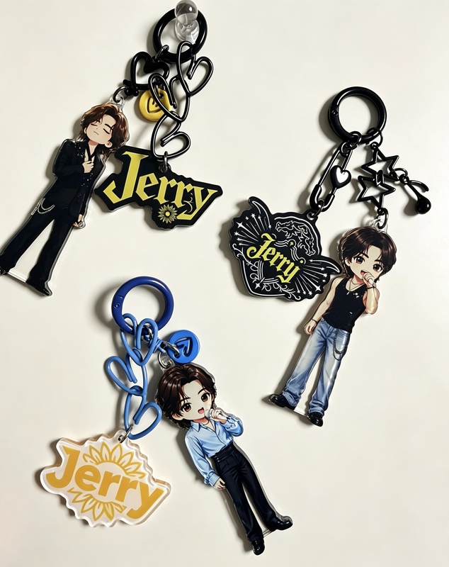 Jerry Yan's New Name Tag Phone Chain Bag Keychain