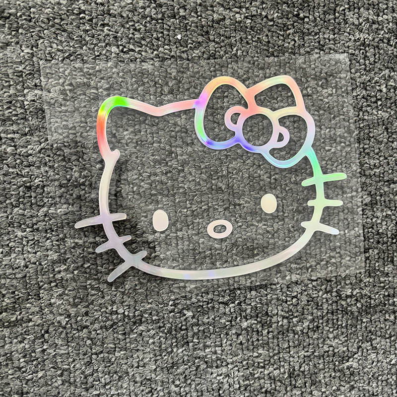 Kt Cat Hello Kitty Cartoon Car Stickers for Car Body, Windows, Laptop, Tablet, Electric Vehicle, Helmet Kt Cat Hello Kitty Cartoon Car Stickers for Car Body, Windows, Laptop, Tablet, Electric Vehicle, Helmet