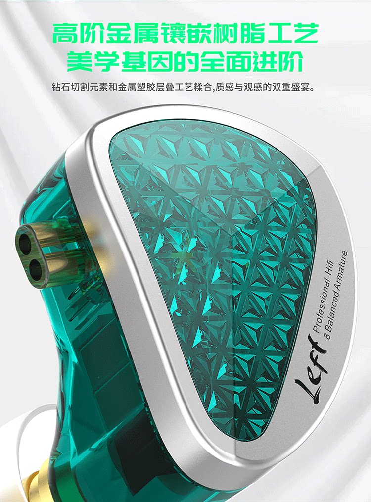 Проводные HiFi наушники kz as16 pro动铁有线耳机高音质发烧级hifi入耳式人声乐器女毒