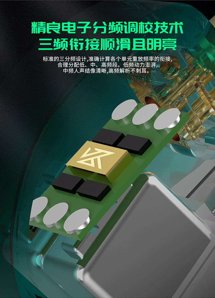 Проводные HiFi наушники kz as16 pro动铁有线耳机高音质发烧级hifi入耳式人声乐器女毒