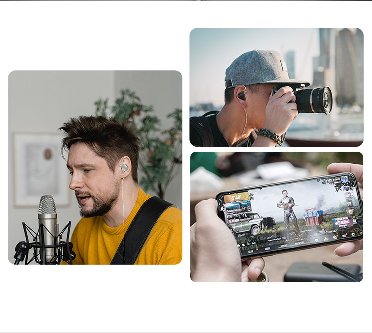 Проводные HiFi наушники kz ast入耳式24单元动铁有线带麦耳机高音质hifi圈铁监听线控手机