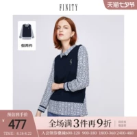 FINITY Осенняя рубашка, элегантный комплект для отдыха, свободный крой, яркий броский стиль, изысканный стиль