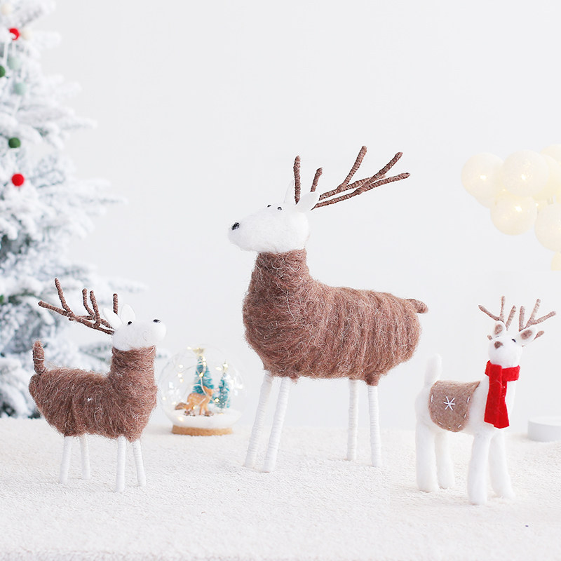 Yeezy holiday creative wool felt decoration children's toys Yeezy home craft gift decoration gift tabletop small ornaments