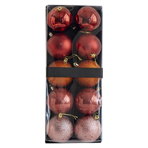 Christmas decoration Christmas tree pendant colorful ball gold 6CM8cm plastic Christmas decoration ball hanging Christmas decoration