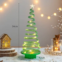 Большая зеленая светодиодная рождественская елка (спин -ретинг)