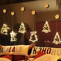 Christmas decorations Christmas tree pendants suction lamp Glass stickers shop windows Christmas tree decorations