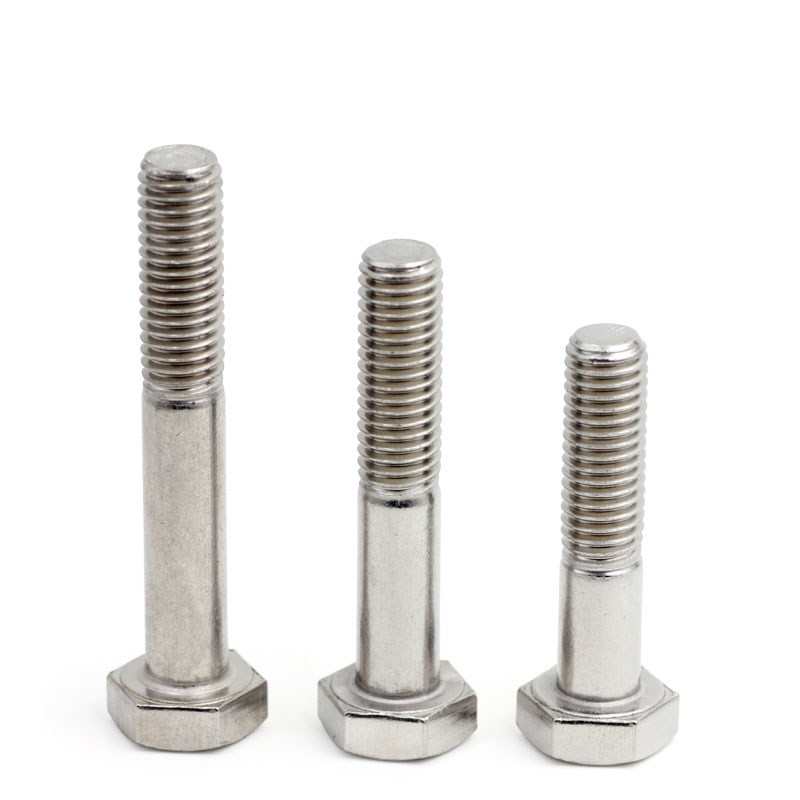 M5 M6 M8 M10 Stainless steel 304 semi-threaded hexagon screw bolt * x30x35x40x45x50x55-90