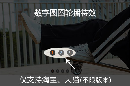 淘宝数字圆圈轮播特效 淘宝数字圆圈轮播特效
