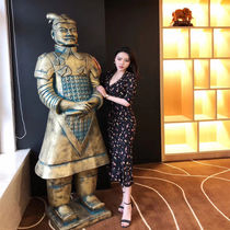 1 9 m hotel decoration ornaments terracotta warriors and horses ornaments opening ornaments Zhaicai town house ornaments