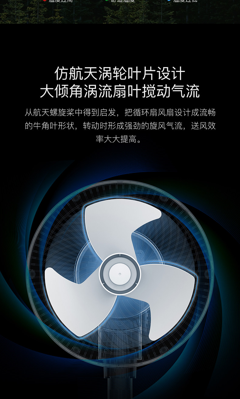 小米生态链 德尔玛 台式智能遥控空气循环扇 图14
