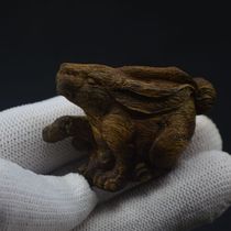 Natural Indonesia Sink Chandaara Dry Sink Water Class Zodiac Rabbit Pendants Pendant Sculpted Piece Truffling Birthday Gift