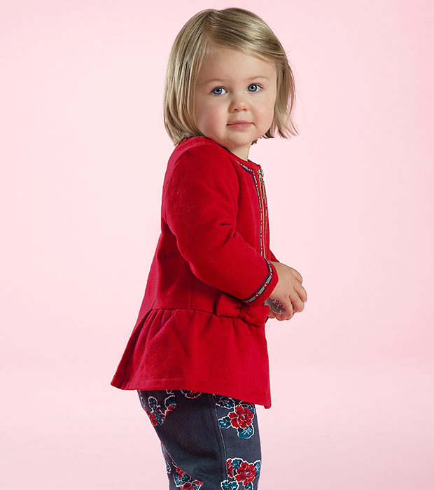 Manteau pour fille DAVEBELLA en flanelle - Ref 2161975 Image 11